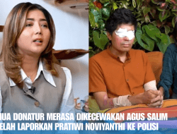 Semua Donatur Merasa Dikecewakan Agus Salim Setelah Laporkan Pratiwi Noviyanthi Ke Polisi