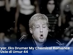Bob Bryar, Eks Drumer My Chemical Romance Tutup Usia di Umur 44