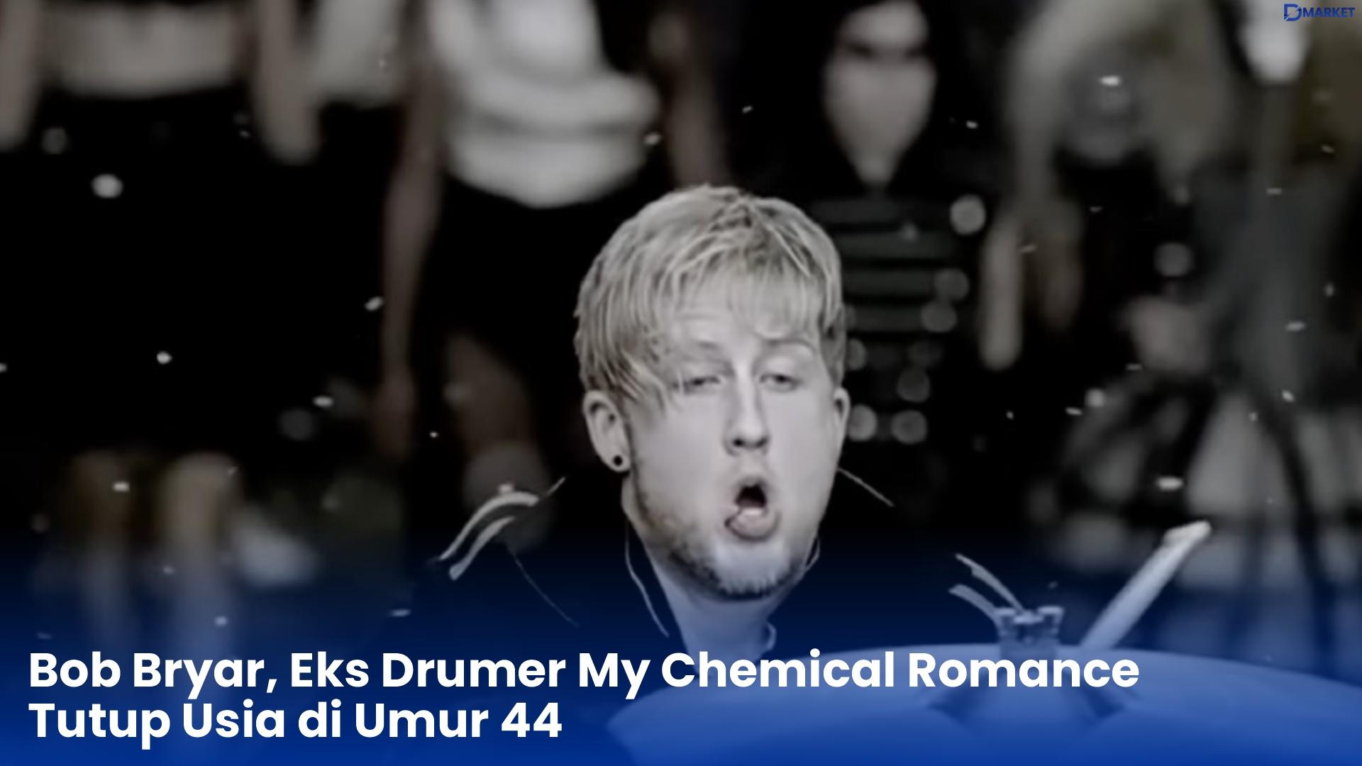 Bob Bryar, Eks Drumer My Chemical Romance Tutup Usia di Umur 44