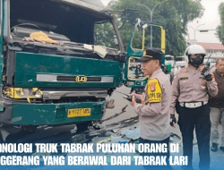 Kronologi Truk Tabrak Puluhan Orang Di Tanggerang yang Berawal Dari Tabrak Lari