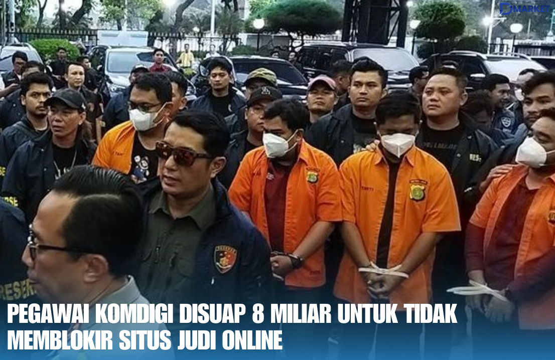 Pegawai Komdigi Disuap 8 Miliar untuk Tidak Memblokir Situs Judi Online