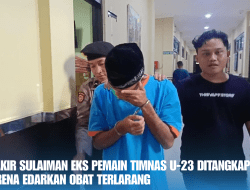 Syakir Sulaiman Eks Pemain Timnas U-23 Ditangkap Karena Edarkan Obat Terlarang