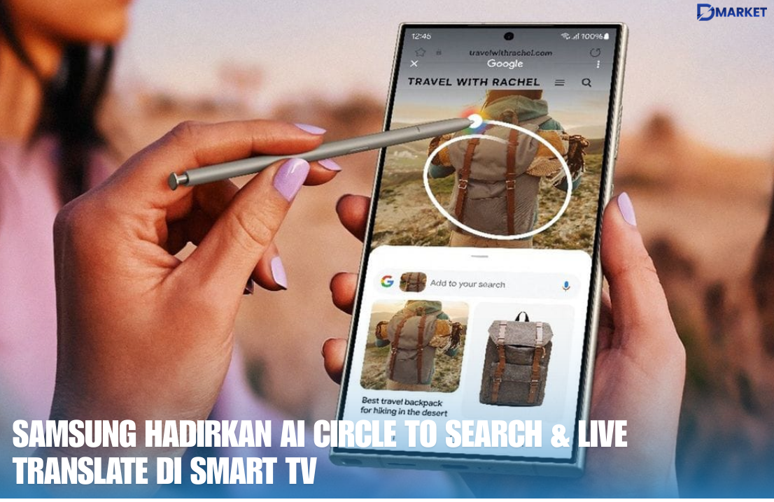 Samsung Hadirkan AI Circle to Search & Live Translate di Smart TV