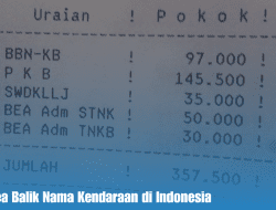 Menyoal Bea Balik Nama Kendaraan di Indonesia