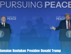 Dewan Perdamaian Bentukan Presiden Donald Trump