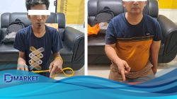 Polsek Mandau Ringkus Dua Pengedar Narkoba dalam Grebek Malam Hari