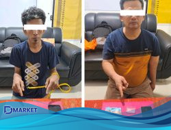 Polsek Mandau Ringkus Dua Pengedar Narkoba dalam Grebek Malam Hari