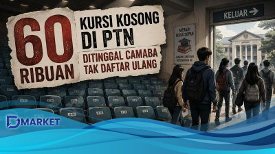 60 Ribu Kursi PTN Kosong Setelah Camaba Tak Daftar Ulang