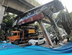 Pemprov DKI Siap Bangun Ulang JPO Tendean Usai Ditabrak Truk