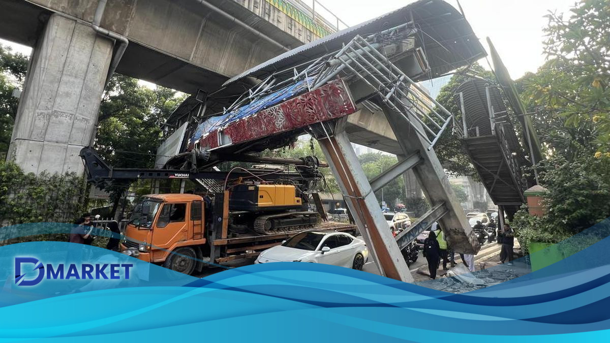 Pemprov DKI Siap Bangun Ulang JPO Tendean Usai Ditabrak Truk
