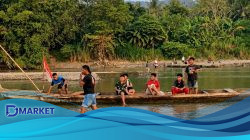 Perahu Tradisional dan Wisata Dadakan Bersemi di Sungai Serayu Surut
