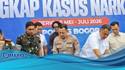 Polres Bogor Ungkap 74 Kasus Narkoba, Targetkan Jaringan Pengedar