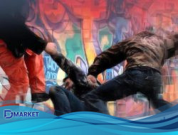 Pria Babak Belur Dihajar Massa Usai Curi Helm di Bandar Lampung