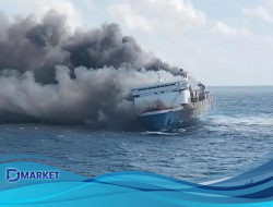 Korban Selamat Kebakaran KM Mutiara Sentosa 2 Dievakuasi ke Tanjung Perak