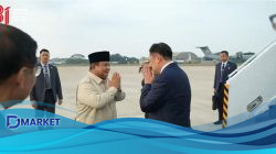 Prabowo Sambut Kembali PM Thailand di Halim dengan Salam Hormat